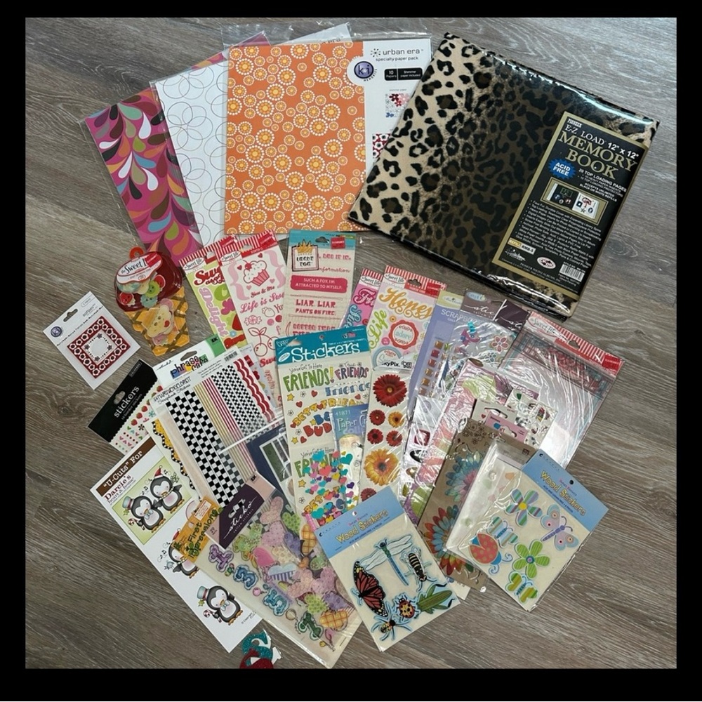 Scrapbooking kit / scrapbooking supplies/ scrapbook